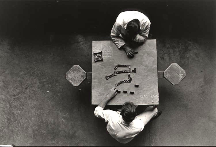 Danny Lyon, Cell-Block Table, The Walls, Texas, 1967 Gelatin silver print Image 22.1 x 33 cm (8 3/4 x 13 in.); sheet 27.9 x 35.6 cm (11 x 14 in.) Collection of the artist