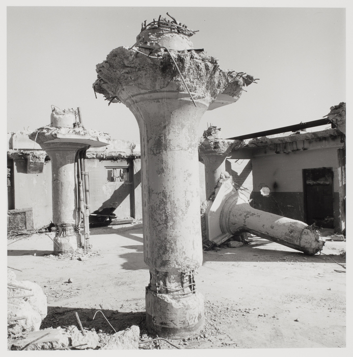 Danny Lyon, Ruins of 100 Gold Street, New York, 1967. Gelatin silver print 23.6 x 23.4 cm (9 5/16 x 10 7/16 in.) Collection of Melissa Schiff Soros and Robert Soros